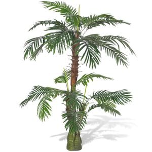 vidaXL K&uuml;nstliche Pflanze Cycas-Palme 150 cm