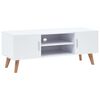 vidaXL TV-Schrank Wei&szlig; 120&times;40&times;46 cm MDF