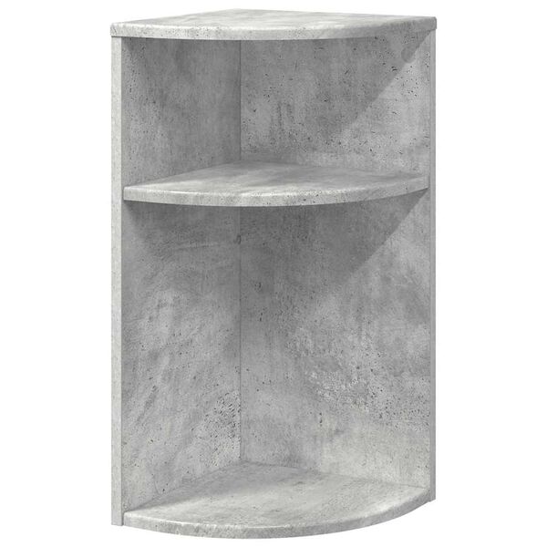 vidaXL Beistelltisch Beton Grau 29,6 x 29,6 x 60 cm Holzwerkstoff