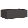 vidaXL Pflanzk&uuml;bel Schwarz 120x80x40 cm Stahl