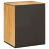vidaXL Badezimmer H&auml;ngeschrank Braun 38 x 33 x 48 cm Massivholz Mango