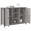 vidaXL Sideboard Grau Sonoma 100x35x70 cm Holzwerkstoff