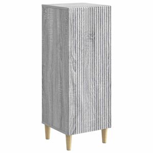 vidaXL Sideboard Graues Sonoma 33 x 34,5 x 90 cm Holzwerkstoff