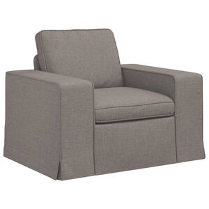 vidaXL Sofa Taupe 103 x 80 x 82 cm Stoff