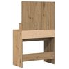 vidaXL Schminktisch Artisan-Eiche 80 x 41 x 134,5 cm Holzwerkstoff