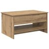 vidaXL Couchtisch Artisan-Eiche 80 x 50,5 x 41,5 cm Holzwerkstoff