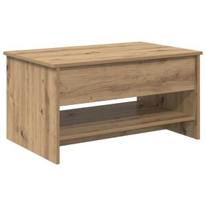 vidaXL Couchtisch Artisan-Eiche 80 x 50,5 x 41,5 cm Holzwerkstoff