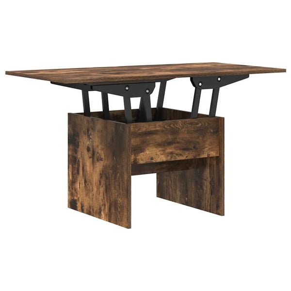 vidaXL Couchtisch Geräucherte Eiche 55 x 54,5 x 45 cm Holzwerkstoff