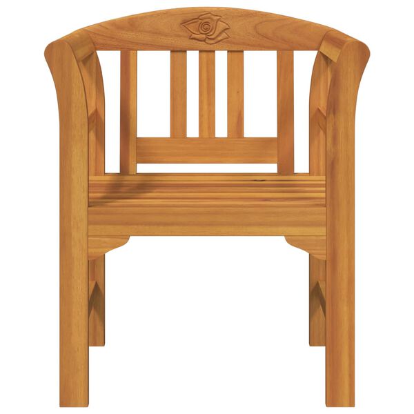 vidaXL Rosenbank Natur 68,5 x 46 x 82,5 cm Massivholz Akazie