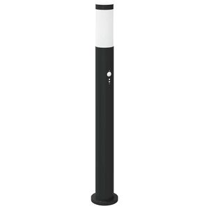 vidaXL Pollerleuchte mit Sensor 80 cm Edelstahl IP44