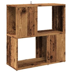 vidaXL B&uuml;cherregal Altholz-Optik 60x24x63 cm Holzwerkstoff