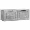 vidaXL Wandmontierter TV-Schrank Betongrau 78,5 x 31 x 30 cm