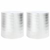 vidaXL Heizk&ouml;rper-Reflektorfolie 2 Stk. Silber 25 x 0,5 m Polyethylen