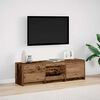 vidaXL TV Schrank mit LEDs Altholz 140 x 34 x 40 cm Holzwerkstoff
