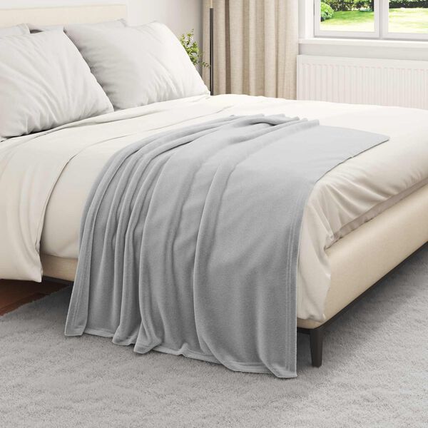 vidaXL Wohndecken 6 pcs Grau 130 x 150 cm Fleece
