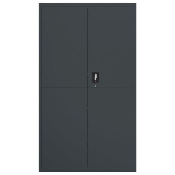 vidaXL Aktenschrank Anthrazit 105x40x180 cm Stahl