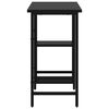 vidaXL Computertisch Schwarz 80x40x72 cm MDF und Metall