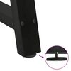 vidaXL Couchtischbeine A-Form 2 Stk. Schwarz 50x(30-31) cm Stahl