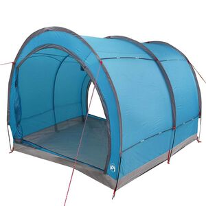 vidaXL Fahrradgarage mit Dach mit Speicher Blau 256 x 222 x 182 cm