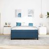 vidaXL Boxspringbett Blau 140 x 200 cm Stoff