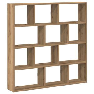 vidaXL W&uuml;rfelregal 12 F&auml;cher Artisan-Eiche Holzwerkstoff