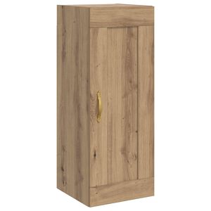 vidaXL Wandschrank Artisan-Eiche 34,5 x 34 x 90 cm Holzwerkstoff