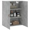 vidaXL Wandschrank Betongrau 69,5x34x90 cm