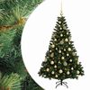 vidaXL K&uuml;nstlicher Weihnachtsbaum mit Kugel 120 cm 150 LEDs