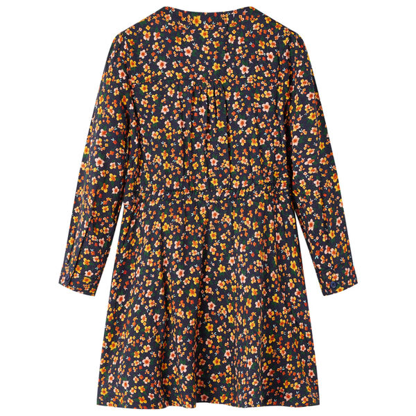 Kinderkleid mit Langen Ärmeln Marineblau 140