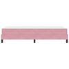 vidaXL Boxspringbett mit Matratze Rosa 80 x 220 cm Stoff