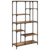 vidaXL B&uuml;cherregal Altholz 99 x 35,5 x 176 cm Holzwerkstoff