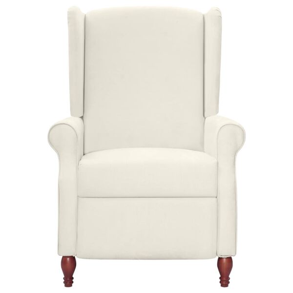 vidaXL Massagesessel Beige Mikrofasergewebe