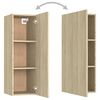 vidaXL TV-Schrank Sonoma-Eiche 30,5x30x90 cm Holzwerkstoff