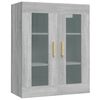 vidaXL H&auml;ngeschrank Grau Sonoma 69,5x34x90 cm
