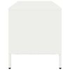 vidaXL TV-Schrank Weiß 101,5x39x43,5 cm Kaltgewalzter Stahl