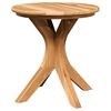 vidaXL Beistelltisch Braun 40 x 40 x 41 cm Massivholz Teak