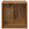 vidaXL Wandschrank mit Regal Altholz 37 x 37 x 37 cm Holzwerkstoff