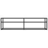 vidaXL TV-Schrank Weiß Marmor-Optik 160x40x40,5 cm Hartglas