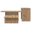 vidaXL Konsolentisch Artisan-Eiche 91,5 x 35 x 38,5 cm Holzwerkstoff