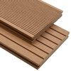 vidaXL Terrassendiele 6 pcs Teak WPC