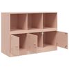 vidaXL Sideboard Rosa 99x39x73 cm Stahl