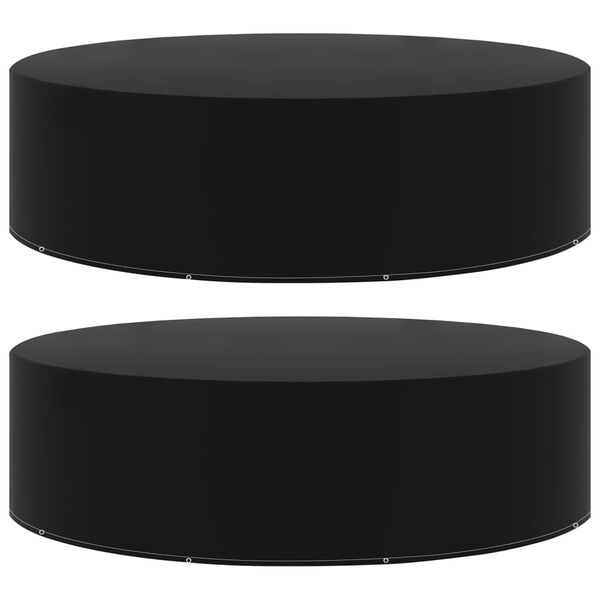 vidaXL Gartenmöbel-Abdeckungen 2 Stk. 10 Ösen 205x90 cm