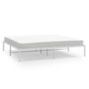 vidaXL Bettgestell Metall Wei&szlig; 183x213 cm