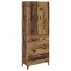 vidaXL Highboard Altholz 69,5 x 34 x 180 cm Holzwerkstoff