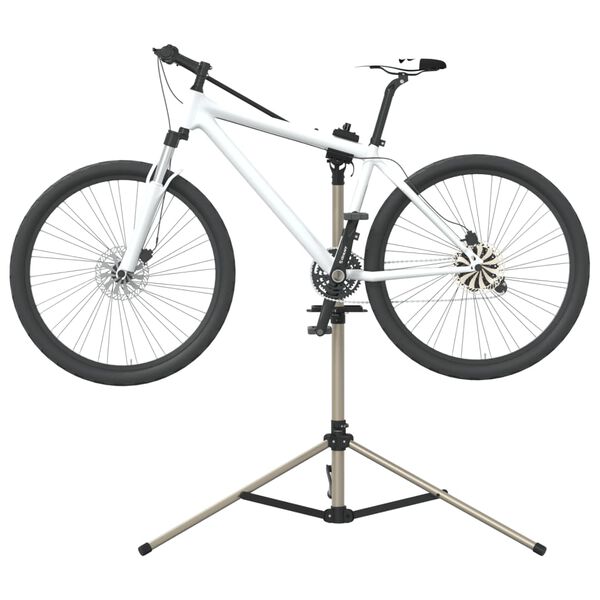 vidaXL Fahrrad-Montagest&auml;nder Klappbar Verstellbar 120-165cm Aluminium