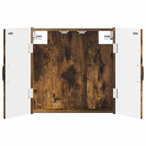 vidaXL Dartboard Schrank UTRECHT Raucheiche 52,5 x 10,5 x 53,5 cm