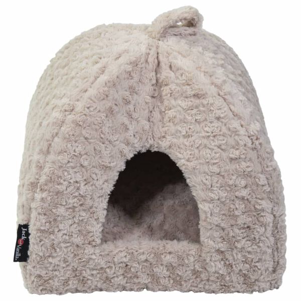 Jack and Vanilla Haustier-Iglu Softy XS 40x40x40 cm Rosette Beige