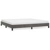 vidaXL Bettgestell ohne Matratze Dunkelgrau 200x200 cm Samt