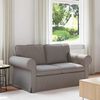 vidaXL Sofa Taupe Gesamtabmessungen: 155 x 82 x 80 cm (B x T x H) Samt