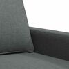 vidaXL 2-Sitzer-Sofa Dunkelgrau 120 cm Stoff